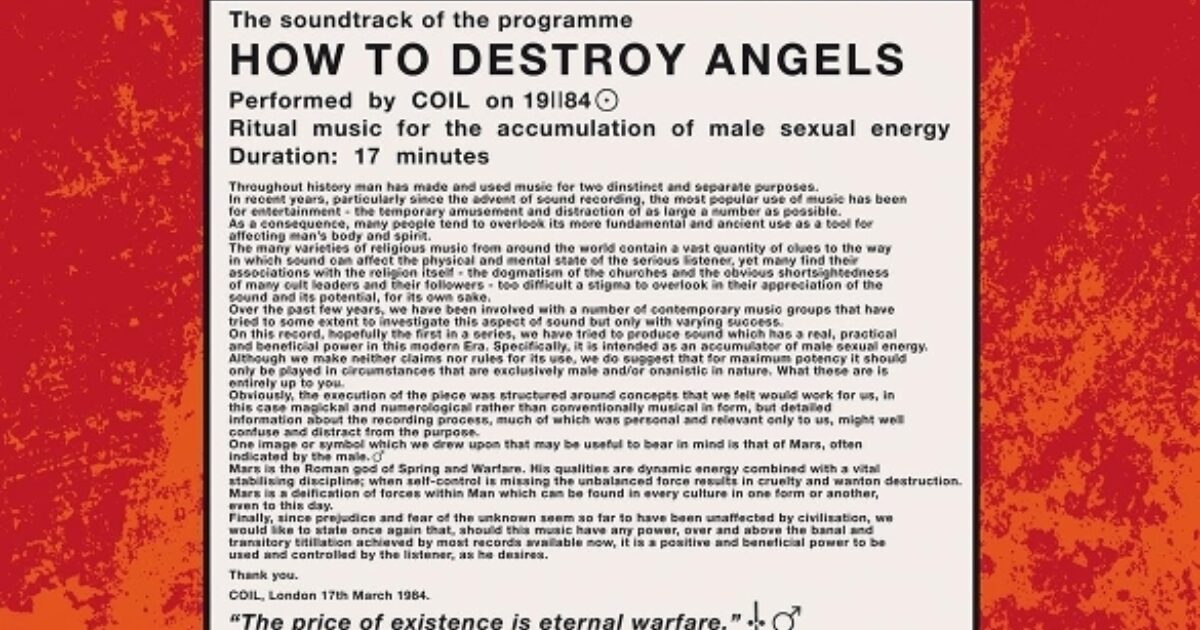 Coil - How To Destroy Angels | Sounds Recordstore Venlo